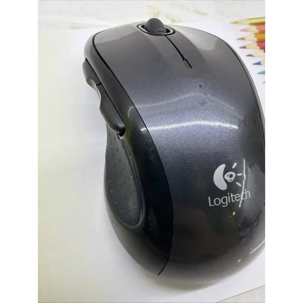 Logitech M510 Wireless Laser Mouse Grey TESTED WORKING NO USB DONGLE